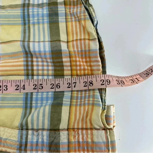 Orvis Signature heavyweight cotton plaid button down shirt - Picture 5 of 8